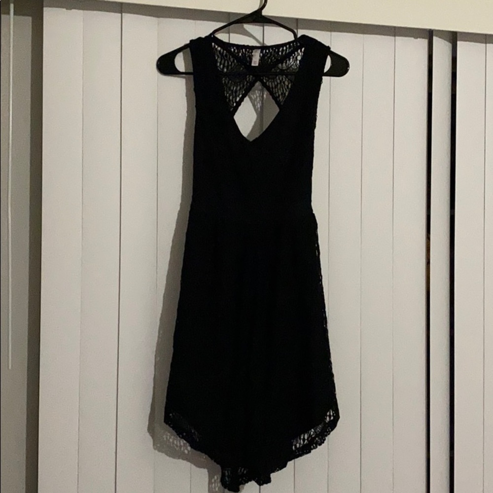 Little black lacy dress